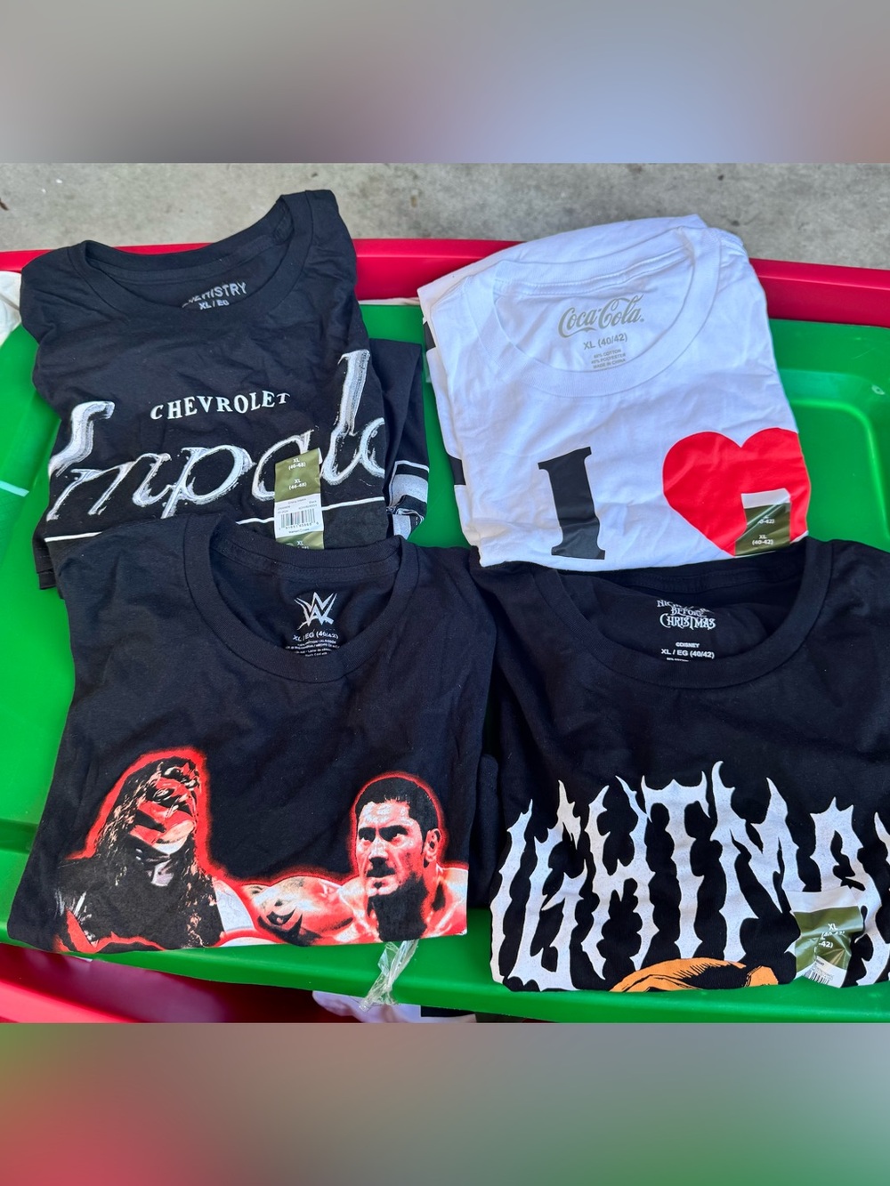 Men’s 4 shirt bundle XL